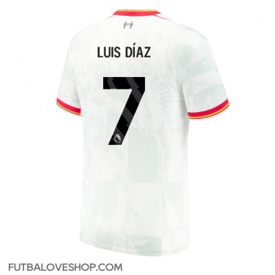 Dres Liverpool Luis Diaz #7 Tretina 2024-25 Krátky Rukáv Dres Liverpool Luis Diaz #7 Tretina 2024-25 Krátky Rukáv